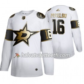 Miesten NHL Dallas Stars Pelipaita Joe Pavelski 16 Adidas 2019-20 Golden Edition Valkoinen Authentic